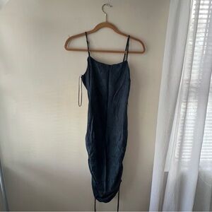Ruched cocktail dress